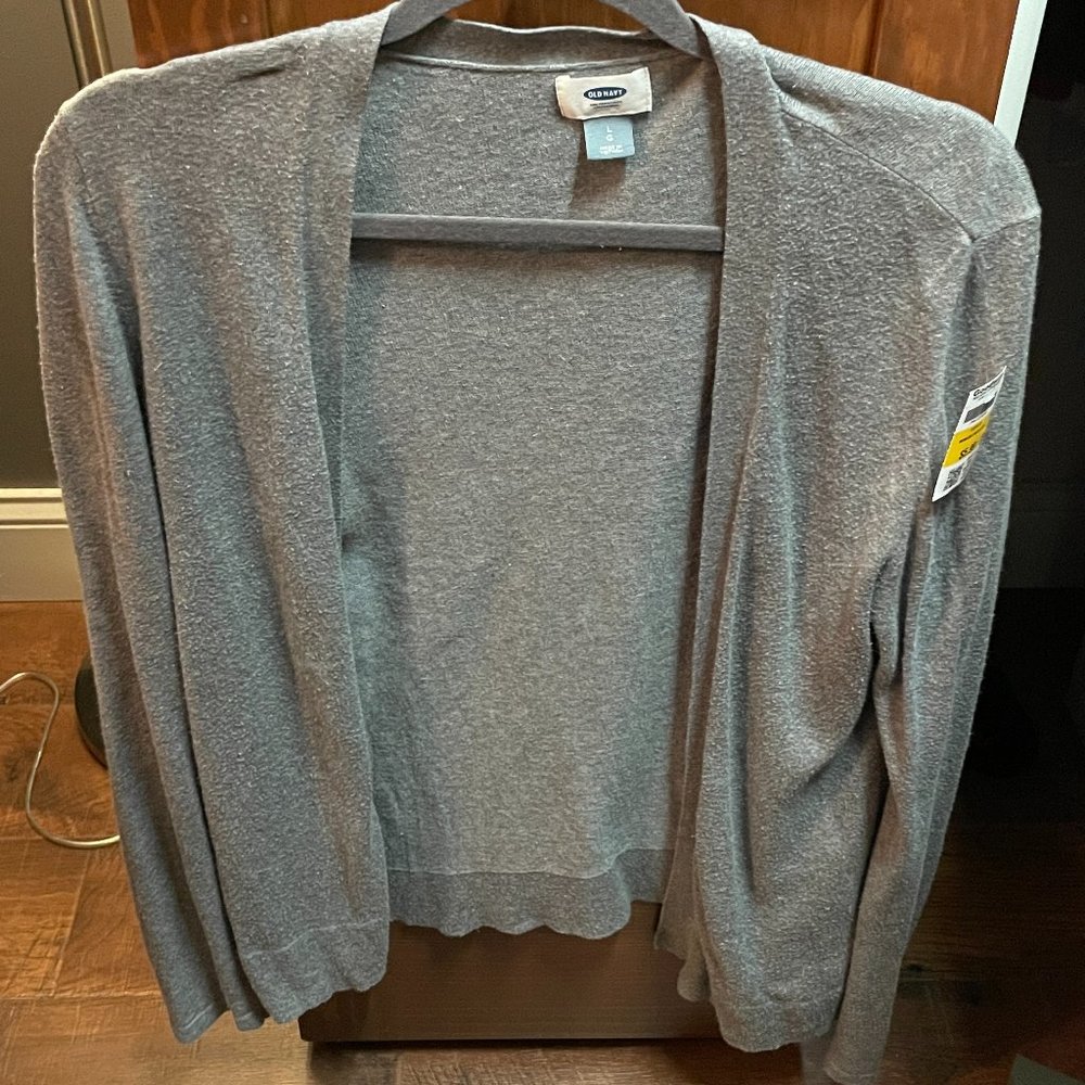 Grey Old Navy Cardigan